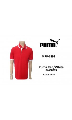 Puma Tshirt  Polo Red/White